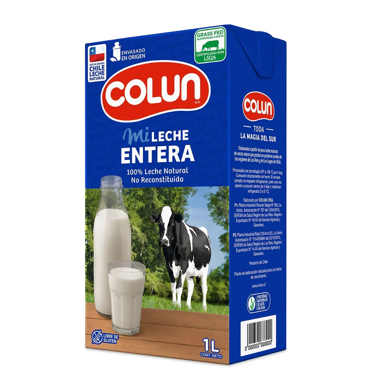 Leche Colún Entera 1L