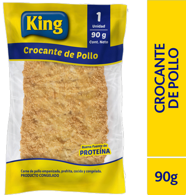 3 Crocante de  pollo King 90 g