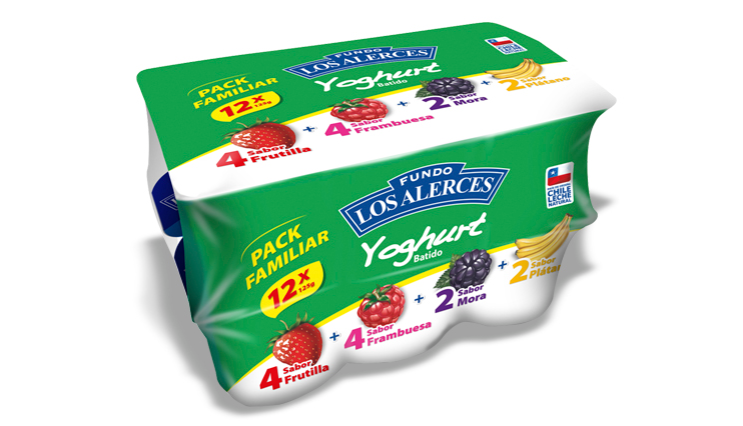 Pack yoghurt los alerce 12 und